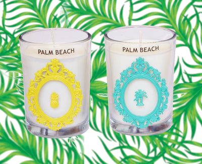 Luxury Pineapple Palm Beach 100% Coconut SOY 8 oz. Candle