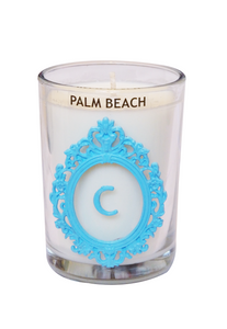 Luxury Monogram Palm Beach 100% Coconut SOY 8 oz. Candle