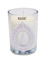 Luxury Palm Beach ROSE' Wine Seaside 100% Coconut SOY 8 oz. Candle