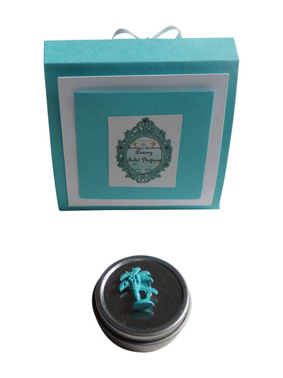 Luxury Seaside PALM TREE Solid Perfume-Comes with a free Necklace Charm