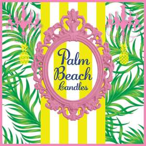 Palm Beach Candles Set of 2 Gift Box-Free Beach Charm-