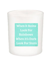 When It Rains Quote Candle-All Natural Coconut Wax