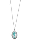 Seaside Solid Perfume Locket Necklace-Comes with a free Necklace Charm