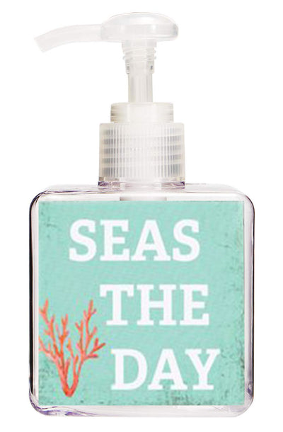 Seas the Day Beach Quote Hand Soap-Free Starfish Charm