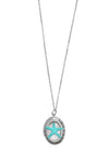 Seaside Solid Perfume Locket Necklace-Comes with a free Necklace Charm