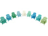 Aqua Blue Adirondack Chair Candle-Comes with a free Starfish Charm