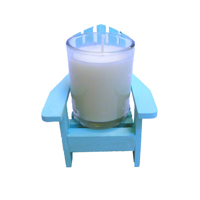 Mint Green Adirondack Chair Candle-Comes with a free Starfish Charm