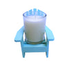 Adirondack Chair Candle Gift Set of 3-Comes with a free Starfish Charm