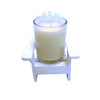 White Adirondack Chair Candle-Comes with a free Starfish Charm