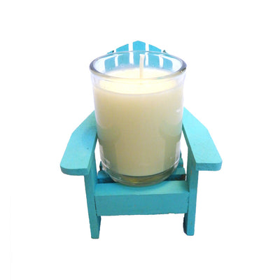 Seafoam Adirondack Chair Candle-Comes with a free Starfish Charm