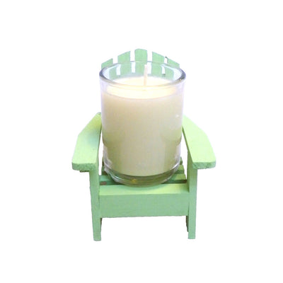 Light Lime Adirondack Chair Candle-Comes with a free Starfish Charm