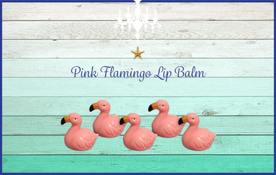 Pink Flamingo Lip Balm-FAVOR SET OF 15 COUNT