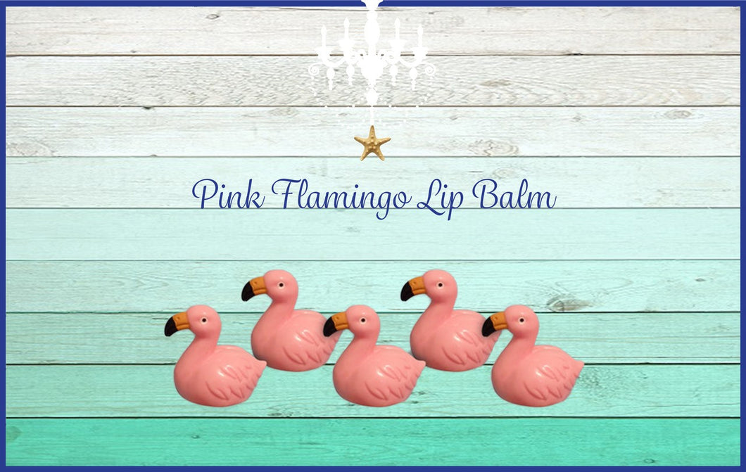 Pink Flamingo Lip Balm-FAVOR SET OF 15 COUNT