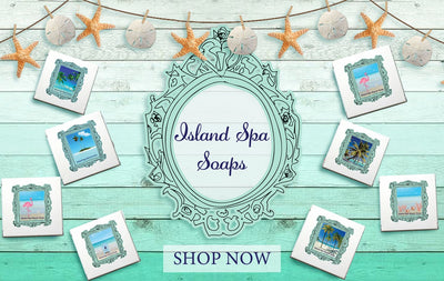 Tropical Bliss Island Spa Beach Soap-Comes with a FREE Palm Tree Jewelry Charm