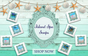 Tiki Hut Beach Spa Beach Soap-Comes with a FREE Palm Tree Jewelry Charm