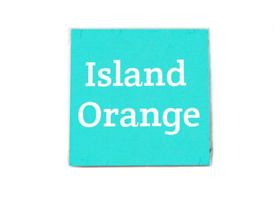 Island Orange Scent Quote Soap Bar