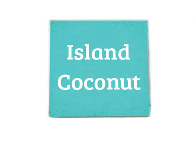 Island Coconut Scent Quote Soap Bar