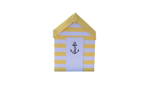 Cabana Beach Hut Candle-Comes with a free Necklace Charm