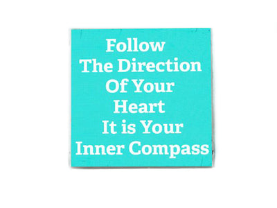 Follow the Direction Inspiration Quote Soap Bar