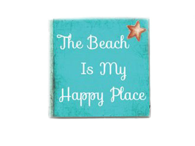 Coconut Shell The Beach is My Happy Place Beach Quote Soap Gift Set