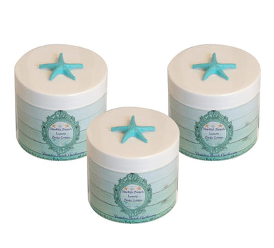 Coconut Shell Body Cream Gift Set-Comes with a free Starfish Charm