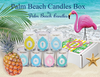 Palm Beach Candles Set of 2 Gift Box-Free Beach Charm-