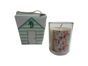 Cabana Beach Hut Candle-Comes with a free Necklace Charm