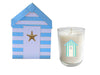 Green Cabana Beach Hut Candle-Comes with a free Necklace Charm