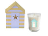 Cabana Beach Hut Candle Gift Set of 3-Comes with a free Necklace Charm