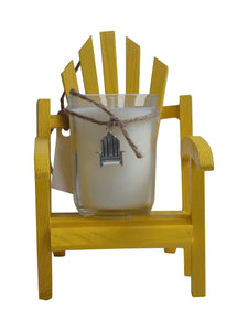 Luxury Miniature Adirondack Chair Candle-Comes with a free Necklace Charm-Design Your Own