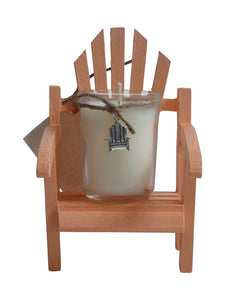 Luxury Miniature Adirondack Chair Candle-Comes with a free Necklace Charm-Design Your Own