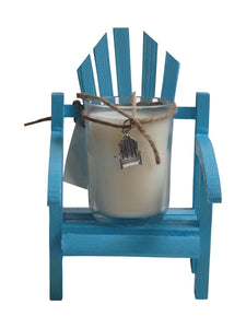 Luxury Miniature Adirondack Chair Candle-Comes with a free Necklace Charm-Design Your Own