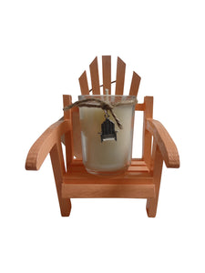 Luxury Miniature Adirondack Chair Candle-Comes with a free Necklace Charm-Design Your Own