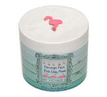 Travel Size Flamingo Face Pink Clay Mask 2 OZ-Free Starfish Charm