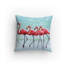 Flamingo Beach Pillow