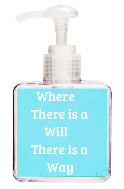 Where There is a Will Quote Hand Soap-Free Starfish Charm