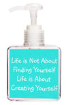 Life is Not About Quote Hand Soap-Free Starfish Charm