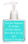 Find Your Happiness Quote Hand Soap-Free Starfish Charm