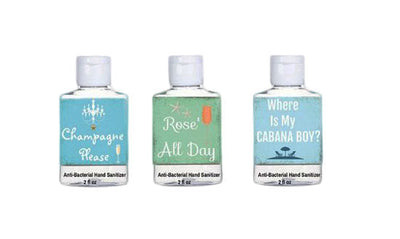 Life is Better at the Beach Quote Mini Hand Gel Sanitzer-Anti Bacterial