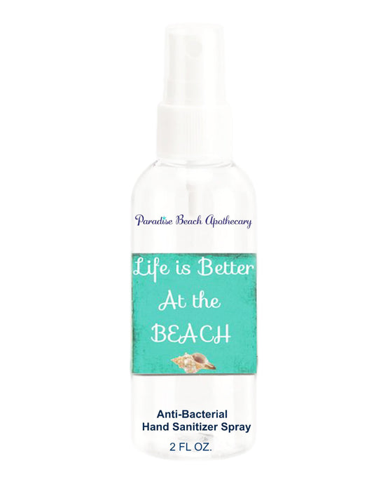 Life is Better at the Beach Mini Hand Spray Sanitizer-Anti Bacterial