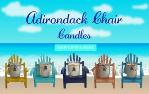 Luxury Miniature Adirondack Chair Candle-Comes with a free Necklace Charm-Design Your Own