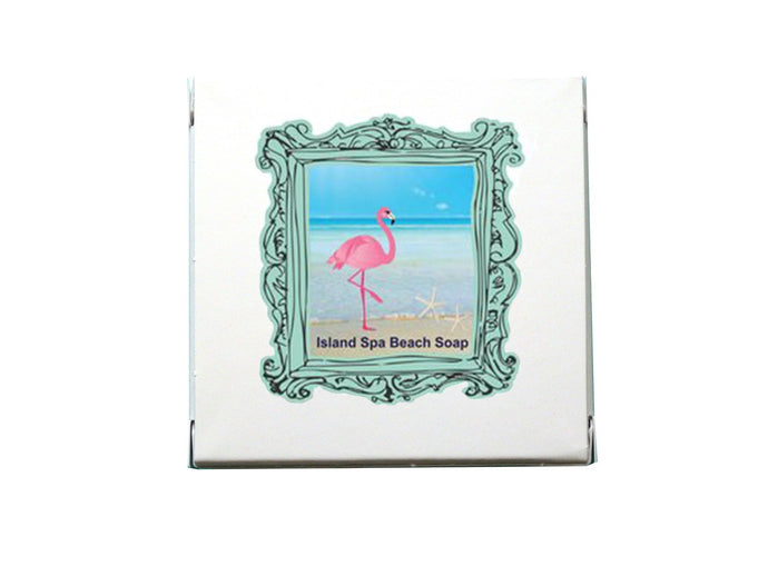 Flamingo Beach Island Spa Beach Soap-Comes with a FREE Palm Tree Jewelry Charm