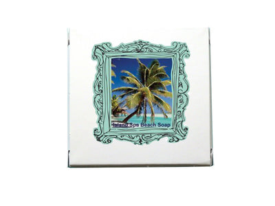 Tiki Hut Beach Spa Beach Soap-Comes with a FREE Palm Tree Jewelry Charm