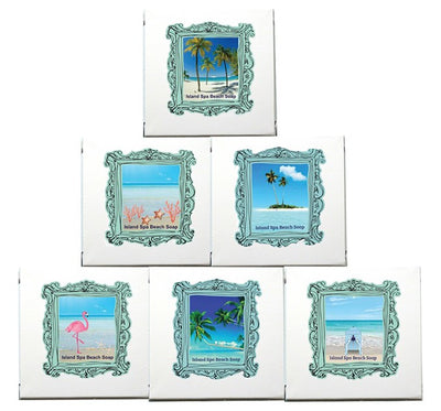 Tropical Bliss Island Spa Beach Soap-Comes with a FREE Palm Tree Jewelry Charm
