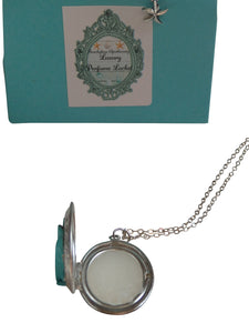 Seaside Solid Perfume Locket Necklace-Comes with a free Necklace Charm