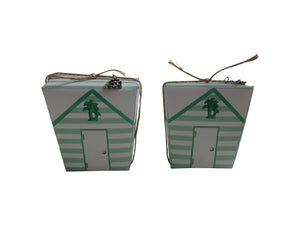 Cabana Beach Hut Candle-Comes with a free Necklace Charm