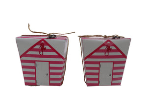 Cabana Beach Hut Candle-Comes with a free Necklace Charm