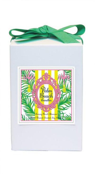 Luxury Seashell Palm Beach 100% Coconut SOY 8 oz. Candle