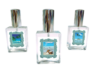 PARADISE ISLAND Perfume-Comes with a Free Shell Charm