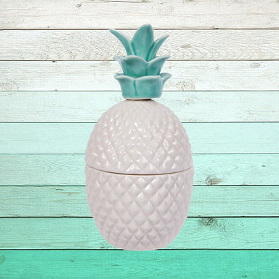 Luxury Palm BeachPineapple Glamour Candle Jar -100% SOY Candle Hand Poured